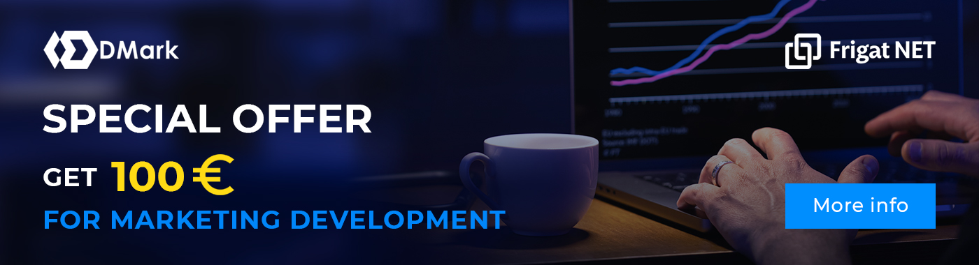 Get 100 euros for online business marketing development