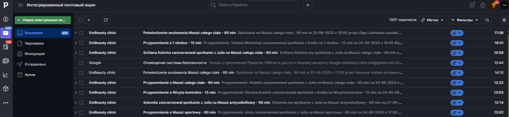 Data integration between SimplyBook and Pipedrive Data integration between SimplyBook and Pipedrive