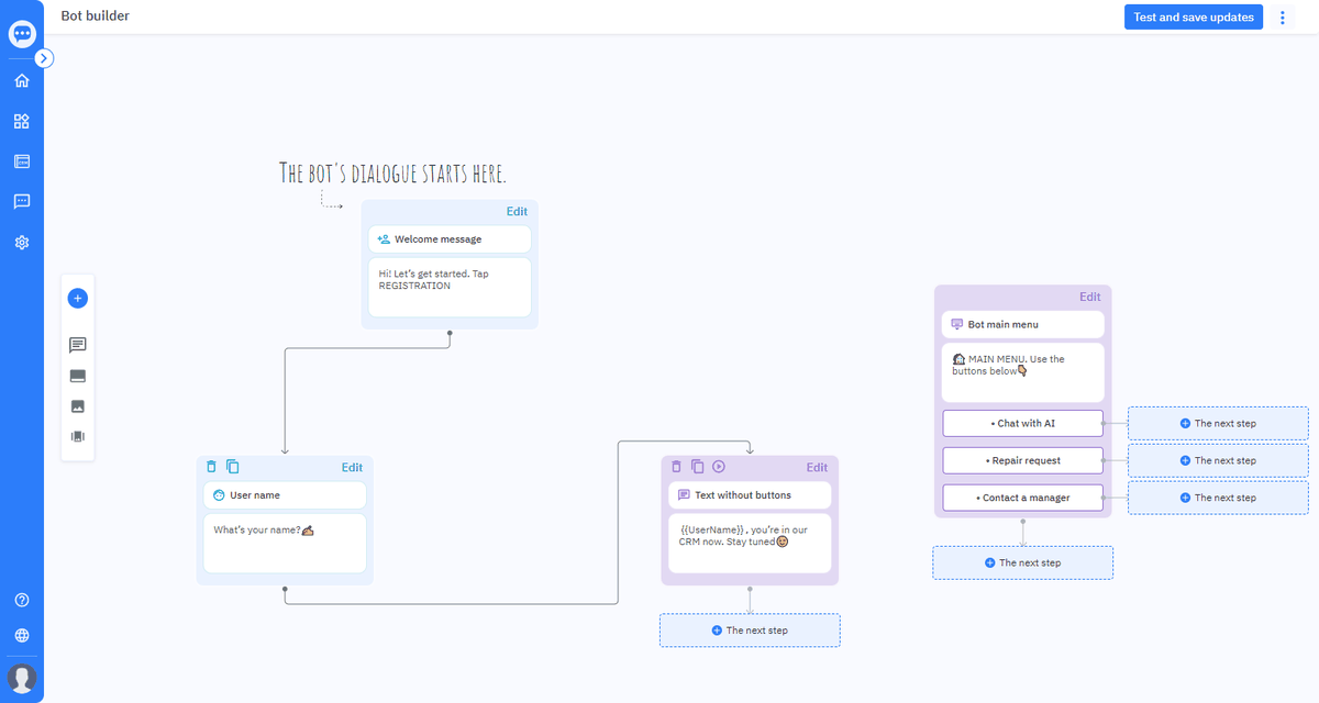 Конструктор чат-бота Inboost