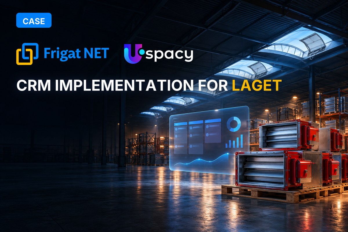 Frigat case study: Uspacy CRM implementation for LAGET